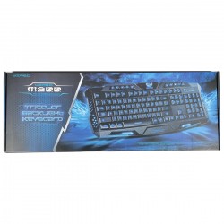 Tastatura gaming iluminata cu fir, 49 x 19 x 5 cm, Negru - M200